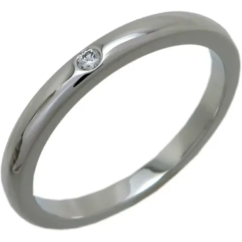 Pre-owned Jewellery, female, , Size: ONE SIZE Pre-owned Platinum rings - Tiffany & Co. Pre-owned - Modalova