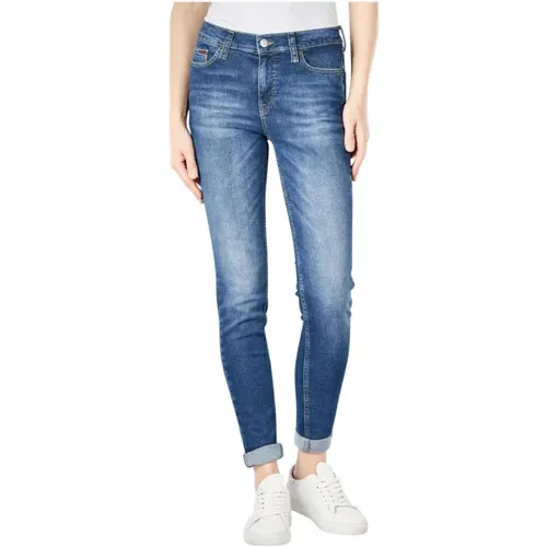 Skinny Jeans , Damen, Größe: W26 L30 - Tommy Hilfiger - Modalova