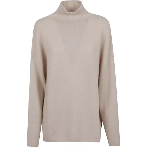 Cashmere Knitwear, female, , Size: M Cashmere Sweater Nude & Neutrals - allude - Modalova