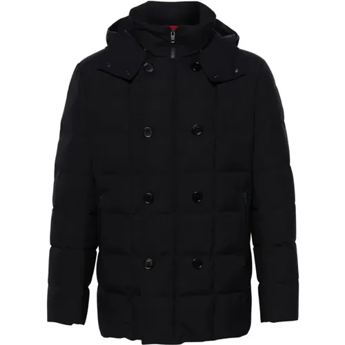 Midnight Blue Puffer Jacket Fay - Fay - Modalova