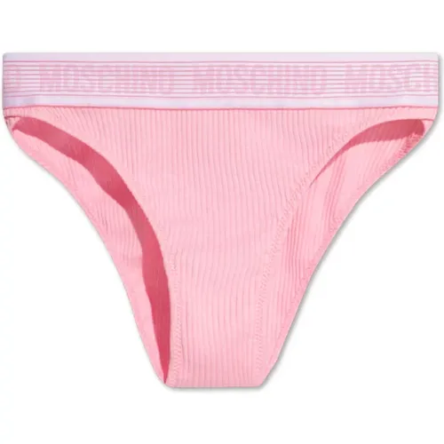 Ribbed Briefs Moschino - Moschino - Modalova