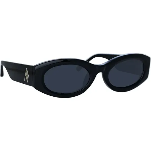 Linda Farrow ovale Sonnenbrille , Damen, Größe: 54 MM - The Attico - Modalova