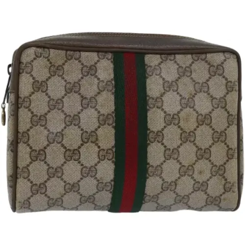 Pre-owned Leather clutches , female, Sizes: ONE SIZE - Gucci Vintage - Modalova