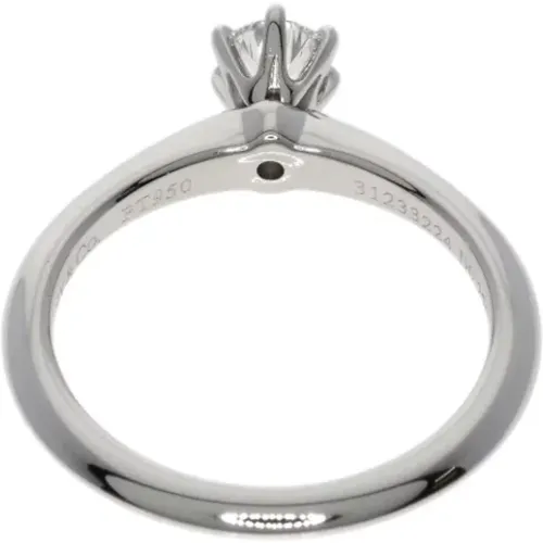 Pre-owned Jewellery, female, , Size: ONE SIZE Pre-owned Platinum rings - Tiffany & Co. Pre-owned - Modalova