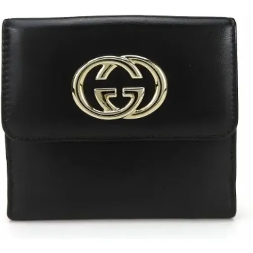 Pre-owned Wallets, female, , Size: ONE SIZE Pre-owned Leather wallets - Gucci Vintage - Modalova