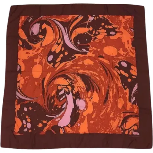 Pre-owned Scarves, female, , Size: ONE SIZE Pre-owned Silk scarves - Bottega Veneta Vintage - Modalova