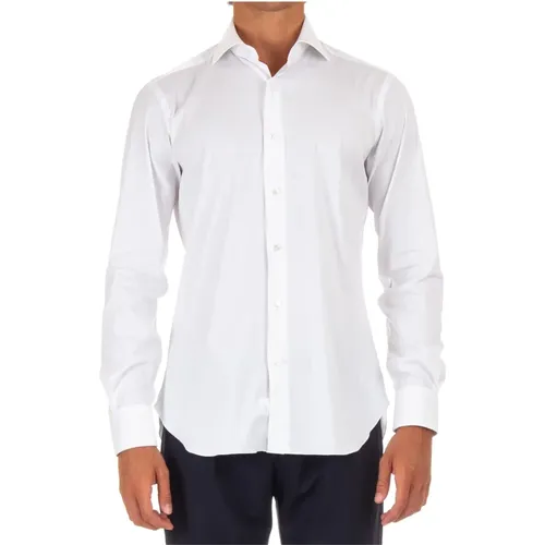 Tailored Cotton Poplin Shirt , male, Sizes: 3XL, M - Barba - Modalova