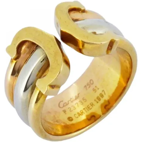 Pre-owned Jewellery, female, , Size: ONE SIZE Pre-owned Rose Gold rings - Cartier Vintage - Modalova