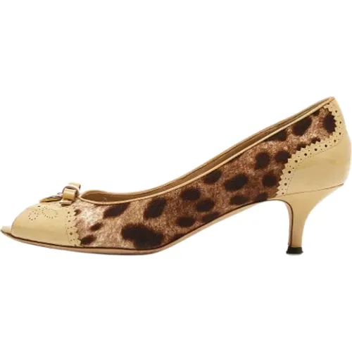 Pre-owned Pumps, female, , Size: 9 US Pre-owned Canvas heels - Dolce & Gabbana Pre-owned - Modalova