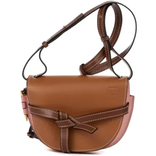 Pre-owned Cross Body Bags, female, , Size: ONE SIZE Pre-owned Leather shoulder-bags - Loewe Pre-owned - Modalova