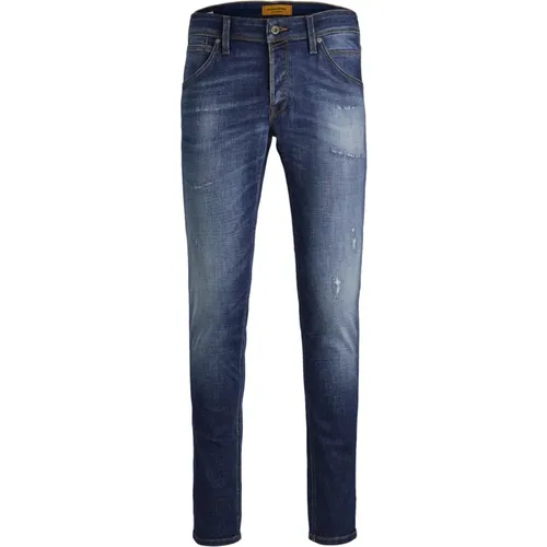 Jack Jones Jeans Glenn Fox 5-Pocket-Style Slim Fit , Herren, Größe: W30 L32 - jack & jones - Modalova