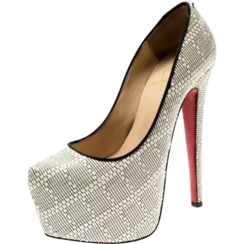 Pre-owned Rattan heels , Damen, Größe: 36 1/2 EU - Christian Louboutin Pre-owned - Modalova