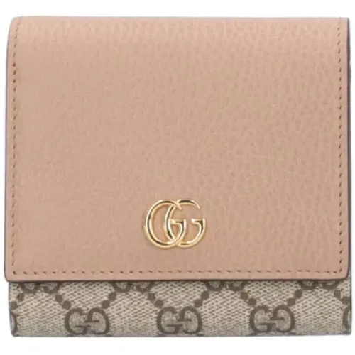 Pre-owned Wallets, female, , Size: ONE SIZE Pre-owned Canvas wallets - Gucci Vintage - Modalova