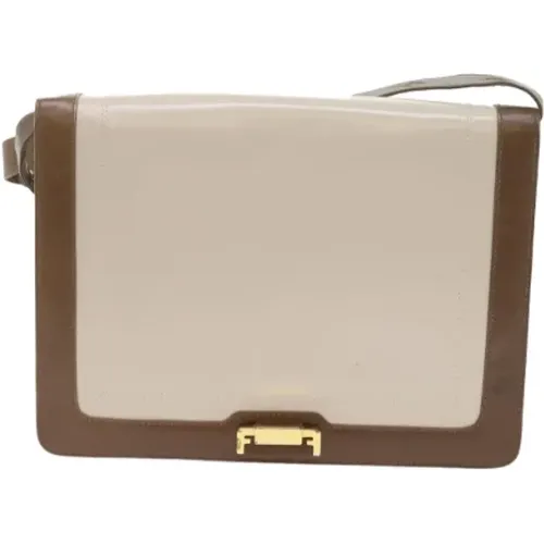 Pre-owned Leather shoulder-bags , female, Sizes: ONE SIZE - Salvatore Ferragamo Pre-owned - Modalova