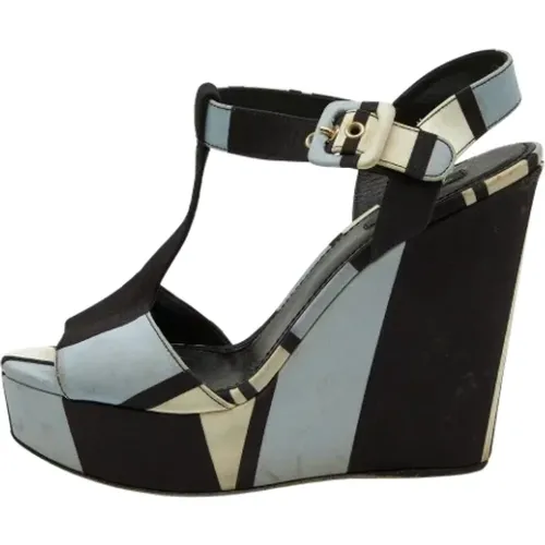 Pre-owned Fabric sandals , female, Sizes: 6 1/2 UK - Dolce & Gabbana Pre-owned - Modalova