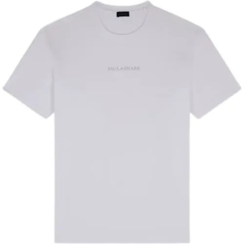 Cotton Jersey T-shirt Regular Fit , male, Sizes: L, XL, S - PAUL & SHARK - Modalova