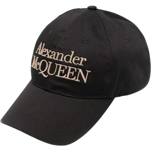 Caps, male, , Size: S Embroidered Logo Baseball Cap - alexander mcqueen - Modalova