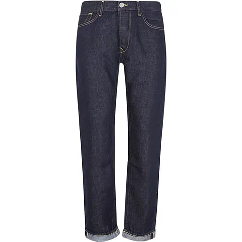 Dark Five Pocket Jeans , male, Sizes: W31, W36, W32 - Tela Genova - Modalova