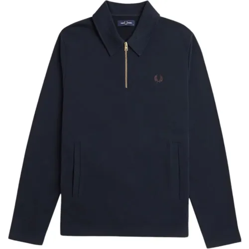 Polo Shirts, male, , Size: M Casual Hoodie Sweatshirt - Fred Perry - Modalova