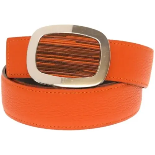 Pre-owned Belts, female, , Size: ONE SIZE Pre-owned Leather belts - Hermès Vintage - Modalova