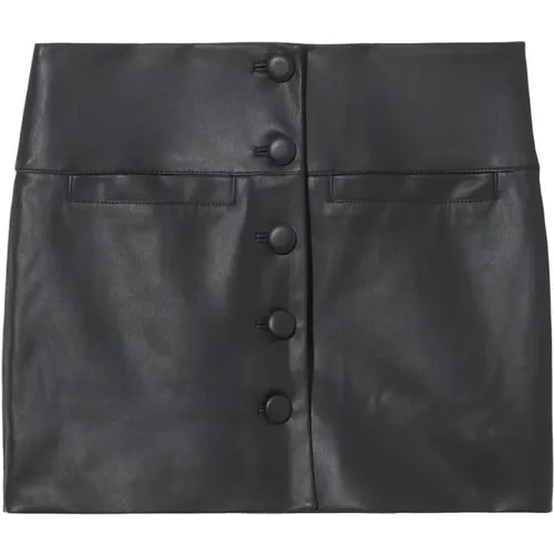 Faux Leather Mini Skirt , female, Sizes: M, XS - Proenza Schouler - Modalova