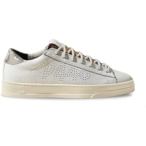 White Metallic Sneakers , male, Sizes: 2 UK, 5 UK - P448 - Modalova