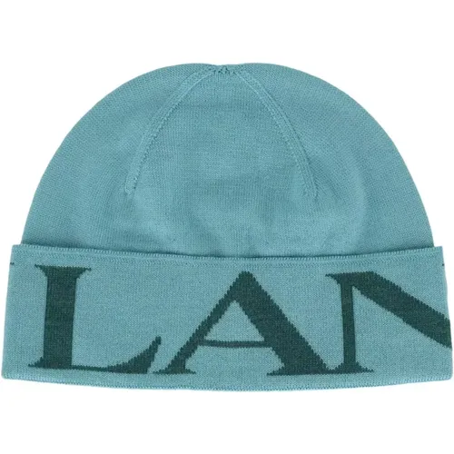 Beanies, unisex, , Size: ONE SIZE Ribbed Wool Hat - Lanvin - Modalova