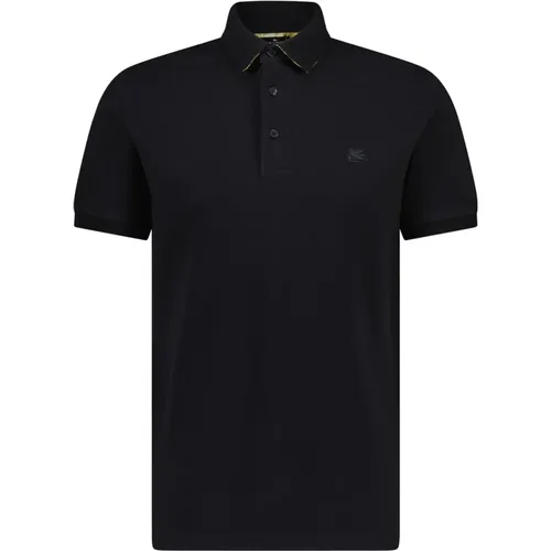 Logo Embroidered Polo Shirt , male, Sizes: 2XL, L, 3XL, XL - ETRO - Modalova
