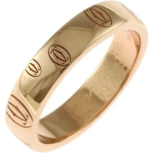 Pre-owned Jewellery, female, , Size: ONE SIZE Pre-owned Rose Gold rings - Cartier Vintage - Modalova