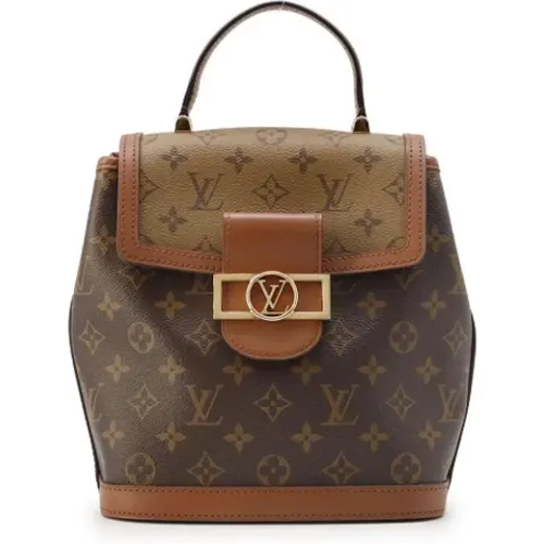 Pre-owned Backpacks, female, , Size: ONE SIZE Pre-owned Canvas louis-vuitton-bags - Louis Vuitton Vintage - Modalova