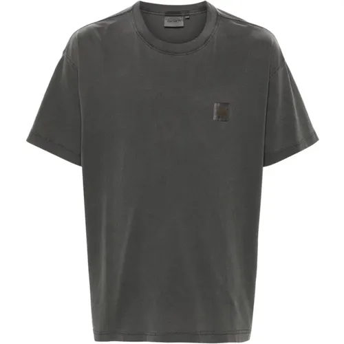 Nelson Pigment Dyed Cotton T-Shirt , male, Sizes: S - Carhartt WIP - Modalova