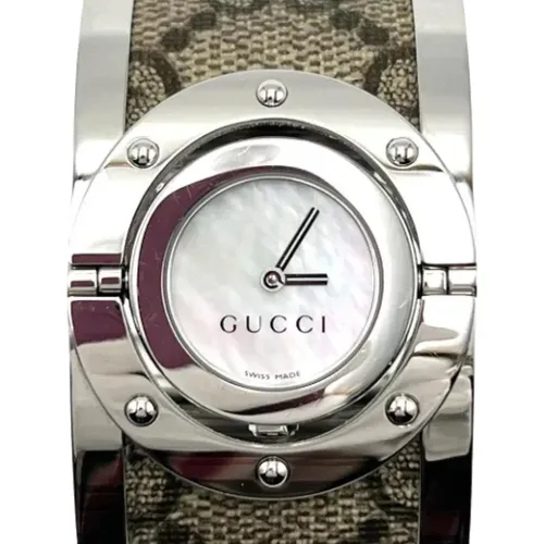 Pre-owned Watches, female, , Size: ONE SIZE Pre-owned Stainless Steel watches - Gucci Vintage - Modalova