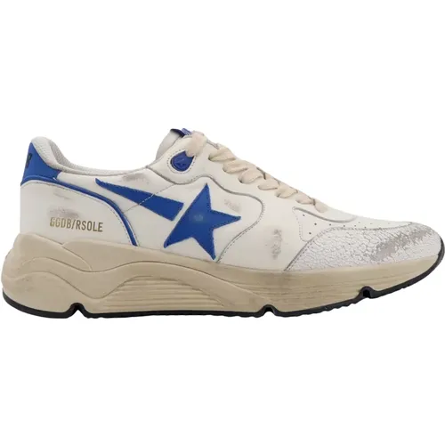 Leather Sneakers with Iconic Star , male, Sizes: 8 UK - Golden Goose - Modalova