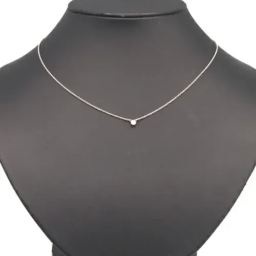 Pre-owned Jewellery, female, , Size: ONE SIZE Pre-owned Silver necklaces - Tiffany & Co. Pre-owned - Modalova