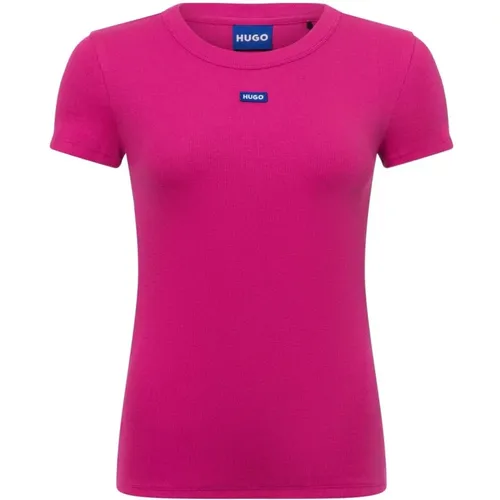 Damen Easy Tee Shirt , Damen, Größe: M - Hugo Boss - Modalova