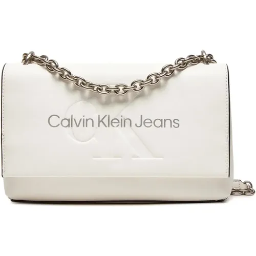 Sculpted Flap Convertible Bag Spring/Summer Collection , female, Sizes: ONE SIZE - Calvin Klein Jeans - Modalova