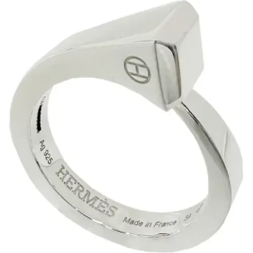 Pre-owned Jewellery, female, , Size: ONE SIZE Pre-owned Silver hermes-jewelry - Hermès Vintage - Modalova