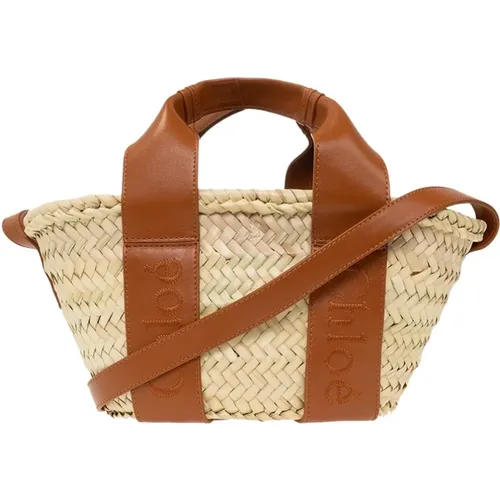 Handbags, female, , Size: ONE SIZE Sense Small Shopper Bag - Chloé - Modalova