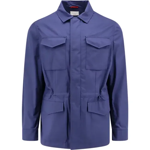 Ss24 Jackets Coats , male, Sizes: S, L, M - BRUNELLO CUCINELLI - Modalova