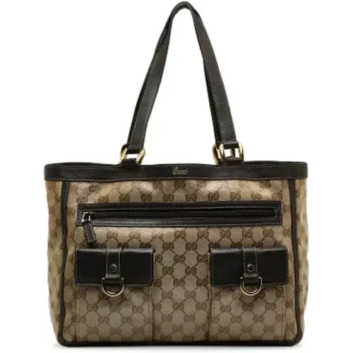 Pre-owned Tote Bags, female, , Size: ONE SIZE Pre-owned Leather gucci-bags - Gucci Vintage - Modalova