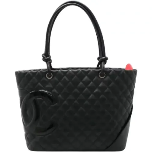 Pre-owned Tote Bags, female, , Size: ONE SIZE Pre-owned Leather chanel-bags - Chanel Vintage - Modalova