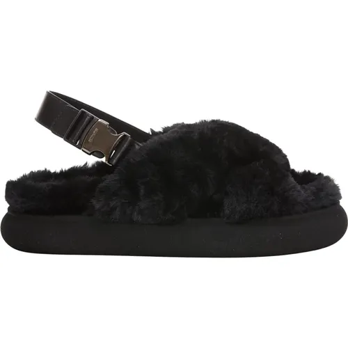 Flat Sandals , female, Sizes: 3 UK, 5 UK - Moncler - Modalova