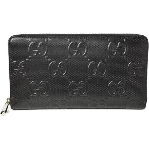 Pre-owned Wallets, female, , Size: ONE SIZE Pre-owned Leather wallets - Gucci Vintage - Modalova