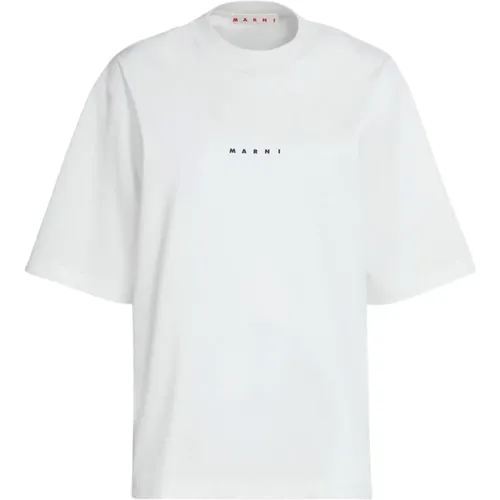 T-shirts , female, Sizes: 2XS, XS - Marni - Modalova
