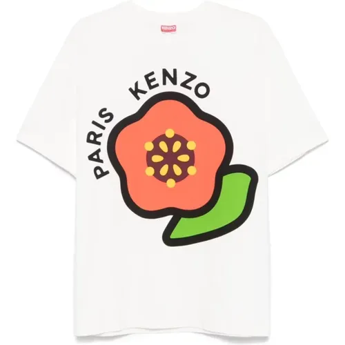 T-Shirts, male, , Size: XL Cotton Round Neck T-Shirts - Kenzo - Modalova