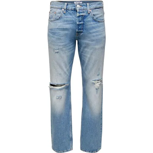 Slim FIT Jeans , male, Sizes: W30, W31, W28, W29 - Only & Sons - Modalova