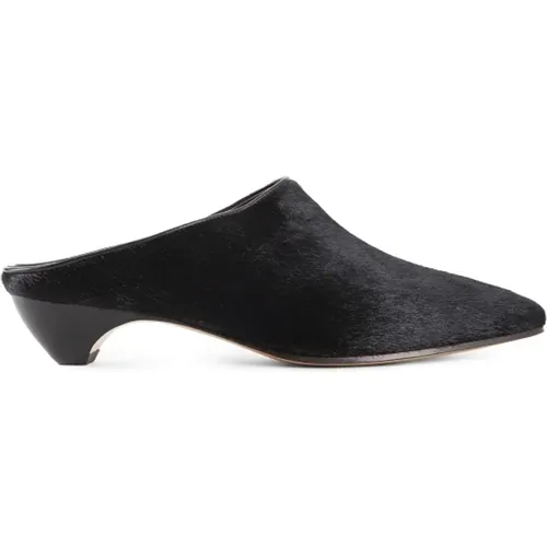 Heeled Mules, female, , Size: 6 US Calf Hair Mule with Low-cut Vamps - Le Monde Beryl - Modalova