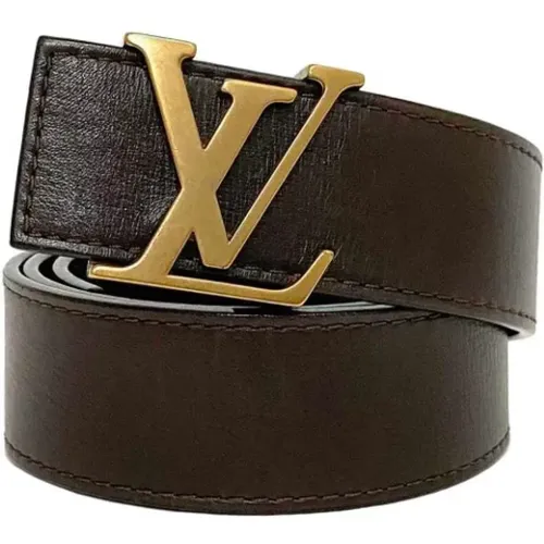 Pre-owned Leather belts , female, Sizes: ONE SIZE - Louis Vuitton Vintage - Modalova