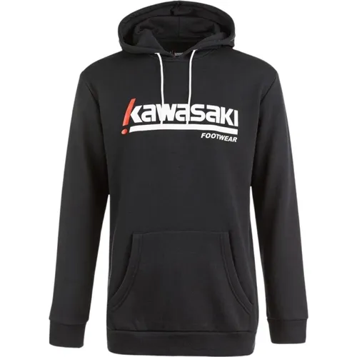 Retro Style Hooded Sweatshirt , Herren, Größe: XS - Kawasaki - Modalova