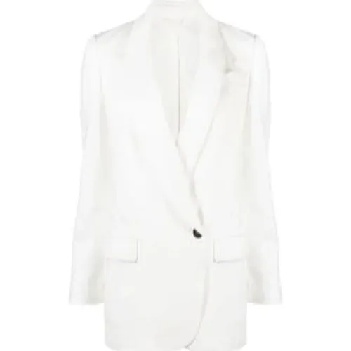 Cotton Blazer - Timeless and Versatile , female, Sizes: XS, S, M - BRUNELLO CUCINELLI - Modalova